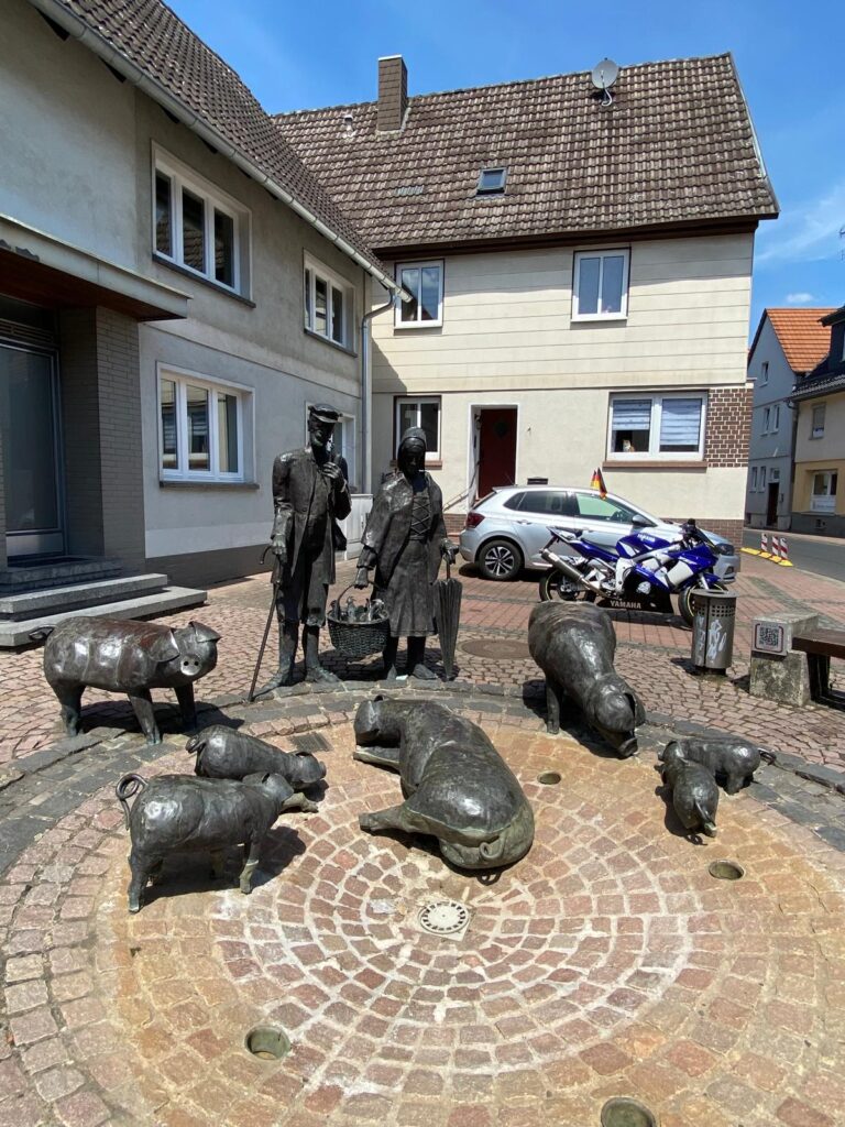 A casa dos Irmãos Grimm em Steinau na Alemanha