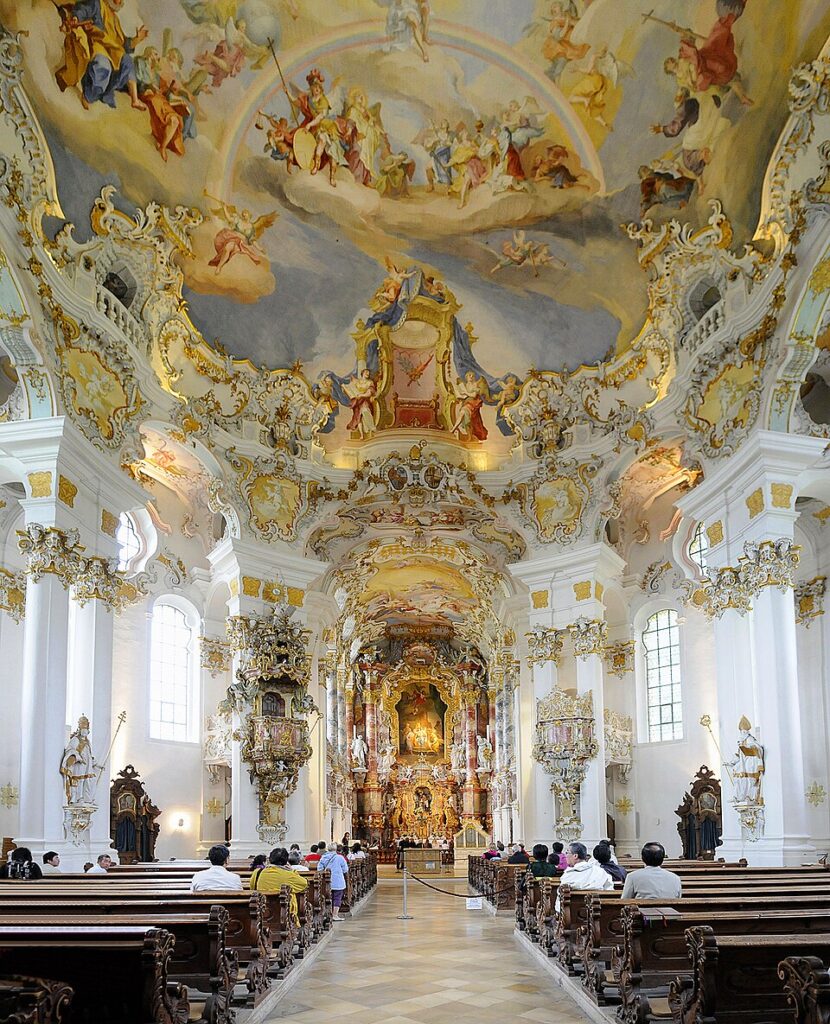 Wieskirche: A Igreja Rococó Patrimônio Mundial da UNESCO na Rota Alpina Alemã  - Majo statt Senf, CC BY-SA 3.0